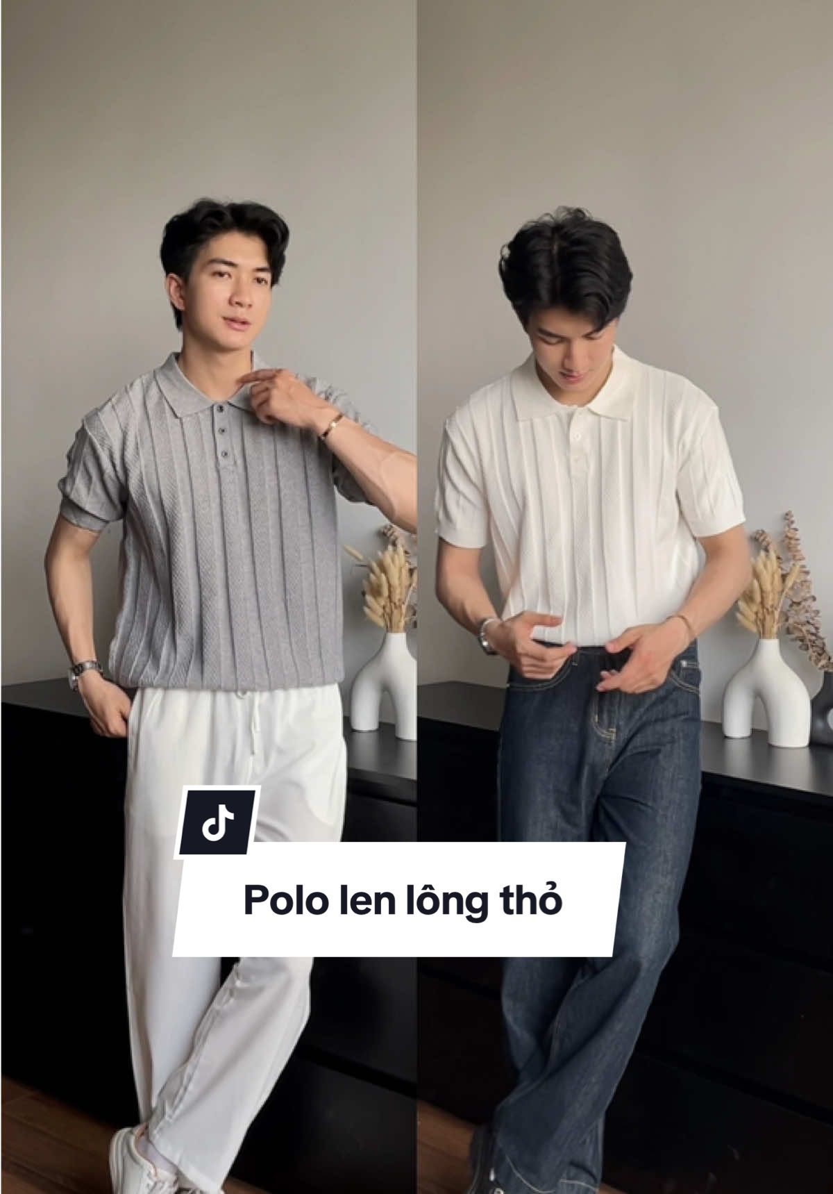 Polo len lông thỏ siêu ngon cho anh em #fyp #fypシ #OOTD #phoidonam #review #outfitideas 