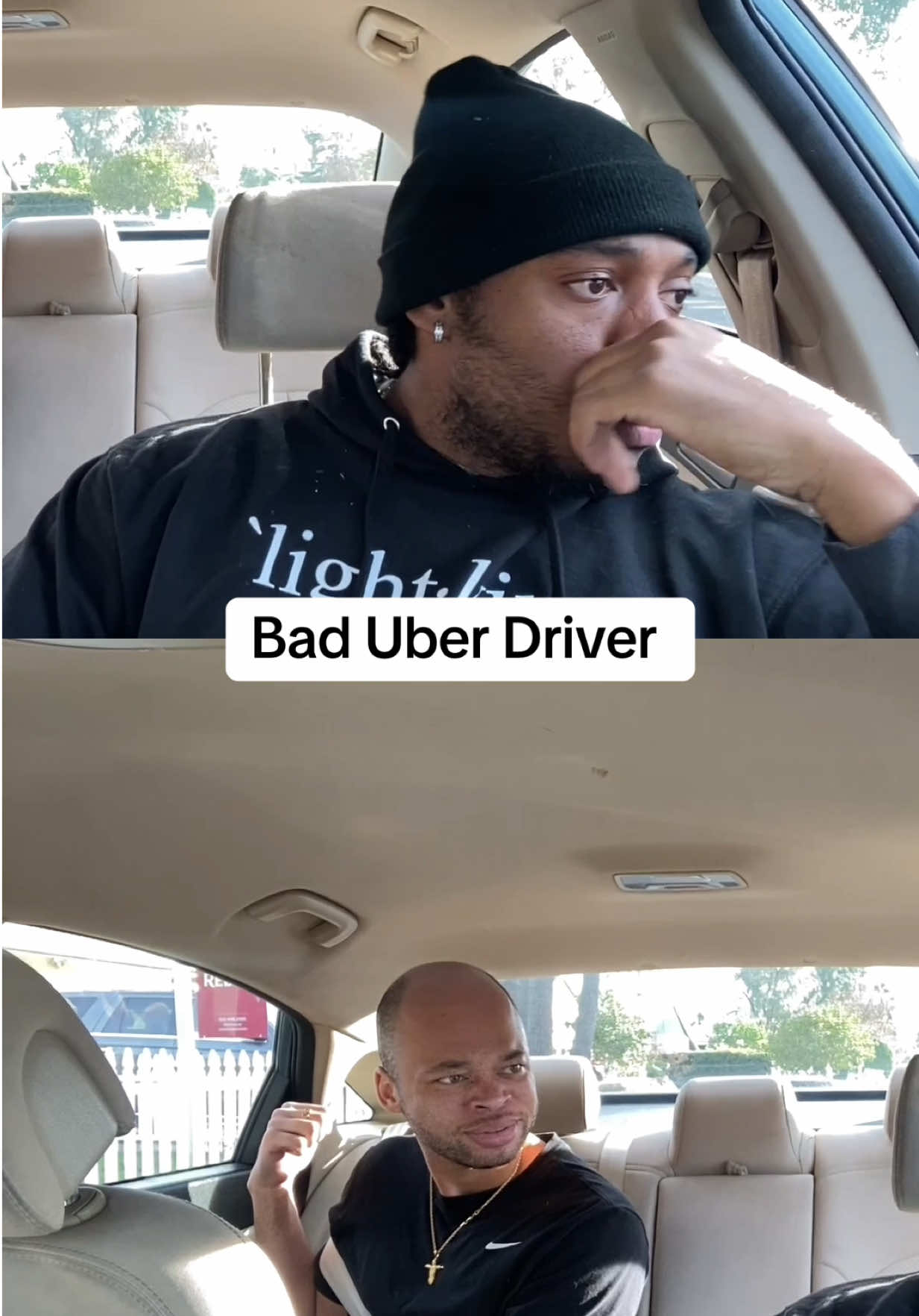 Bad uber driver #uber #trending #viral #johnjonne #bald #tiktokpartner #BlackTikTok 