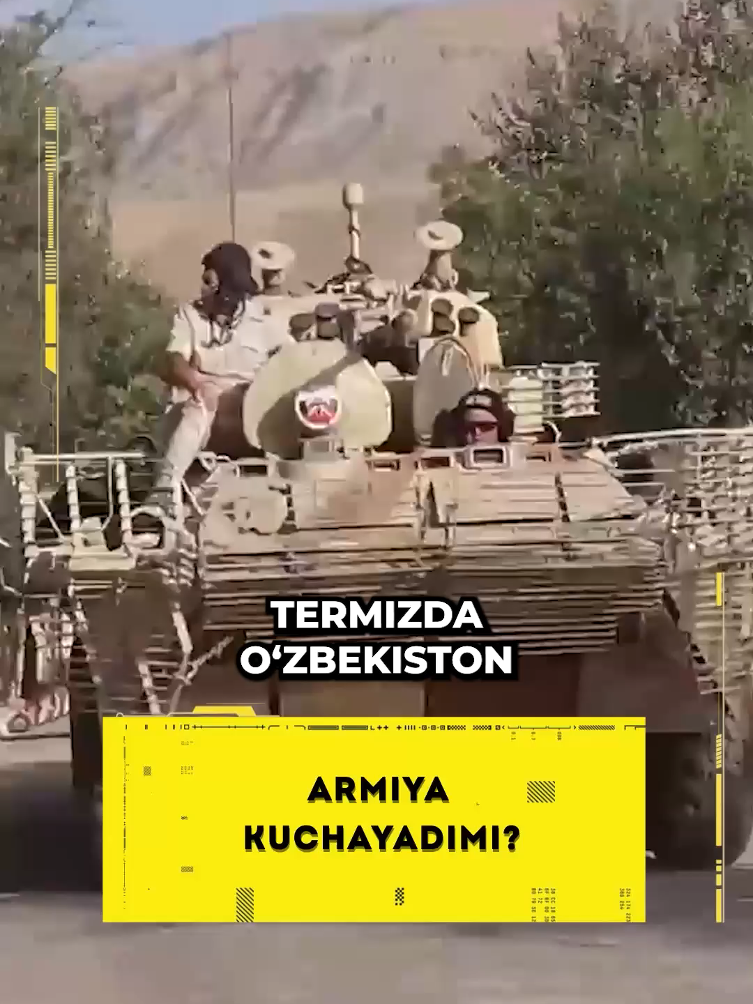 Nega O'zbekiston armiyasi kuchli bo'lishi kerak    Termizda O‘zbekiston va Rossiya qo‘shma harbiy mashg‘ulotlari bo‘lib o‘tmoqda. Boshqacha aytganda, Markaziy Osiyodagi eng kuchli armiya dunyodagi eng ilg‘or va tajribali armiyalardan biri bilan o‘z mahoratini oshirmoqda. O‘zbekiston Rossiyadan o‘rganayotgan jangovar tajriba uning armiyasini yanada yengilmas qiladi. Va bu nima uchun muhimligini bilasizmi O‘zbekiston butun turkiy dunyoning yuragi va markazidir. O‘zbekiston eng kuchli, eng zamonaviy va jangovar armiyaga ega bo‘lishi kerak. O‘zbekiston boshqa turkiy davlatlar uchun o‘rnak bo‘lib ulgurgan buyuk tarixga ega xalqdir. Turkiyadan tashqari hamma O‘zbekistonni turkiy sivilizatsiya markazi deb biladi. O‘zbekiston turkiy dunyoda yetakchi bo‘lishi kerak, boshqasi emas, degan fikrga qo‘shilasizmi? Fikrlaringizni izohlarda yozing.