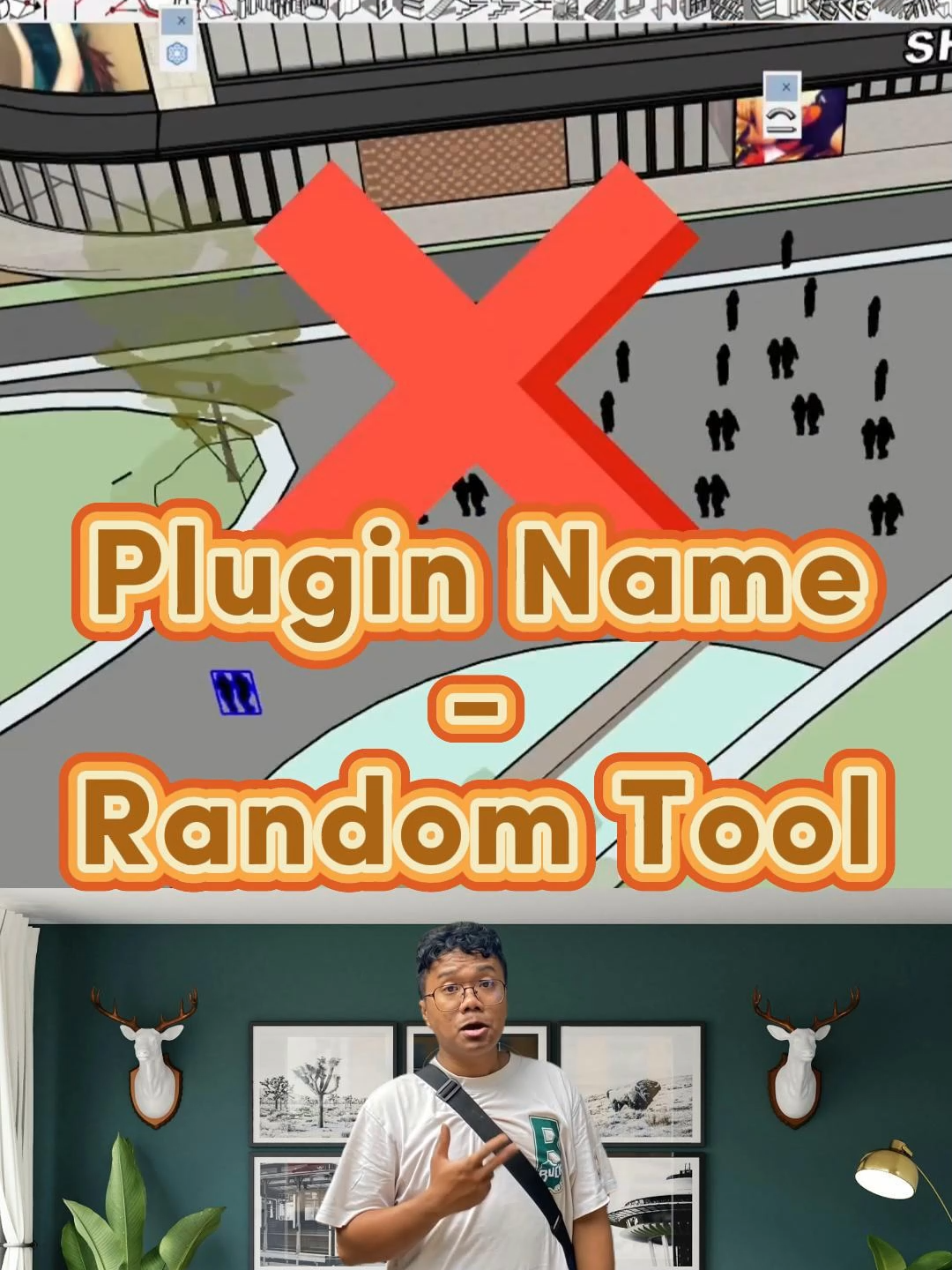 Plugin Name - Random Tool #tutorial #sketchup #sketchup3d #sketchuptutorials #3d #learn #plugin #sketchupplugin #architecture #arquitectura #tipsandtricks #like