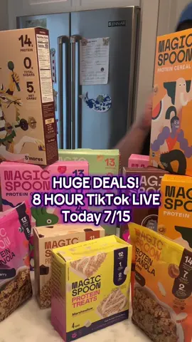 8 hours TODAY! Massive deals! It’s our TikTok Shop Birthday #magicspoon #magicspooncereal #protein #cereal #birthday 