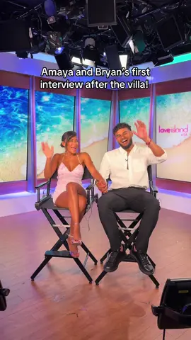 #Amaya and #Bryan from #LoveIslandUSA make their #TODAYShow debut ☀️ Tune in this morning! @Love Island USA #LoveIsland 