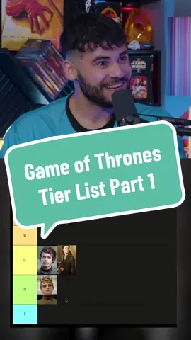 Game of Thrones Character Tier List Part 1! #gameofthrones #character #tierlist #ranking #got #rank #houseofthedragon #tv #tvshow #filmtok #jonsnow #tyrionlannister #lannister #nedstark #targaryen #fantasy #part1 #fyp #fypシ #foryou #foryoupage #fypシ゚viral 