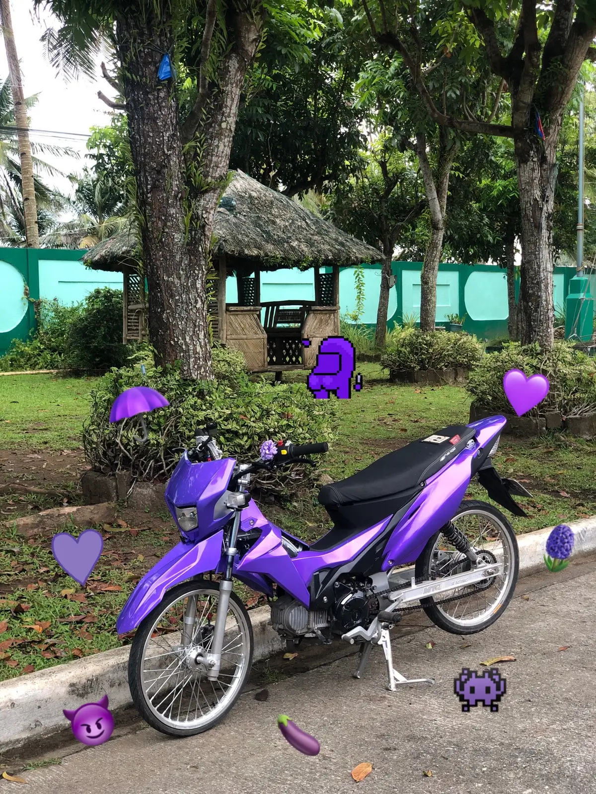 #simplestxrm125 #streetbikeconcept #thaistreetbike #xrm125thailook #stressbike #honda #purple #viral #fyppppppppppppppppppppppp 