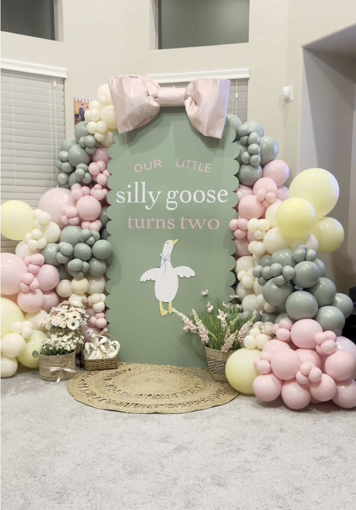 Our Silly Goose 🪿turn two❤️ #sillygoose #sillygoosetime #birthdaygirl #birthdayparty #partyballoons 
