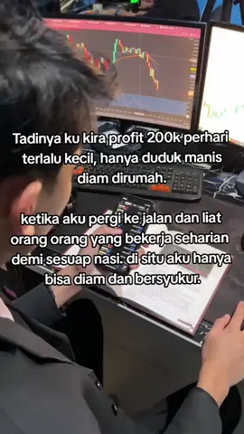 Dulu aku ngerasa profit 200k/hari itu receh. Tapi setelah lihat kerasnya orang di jalan cari sesuap nasi, aku cuma bisa diam dan bersyukur 🙏