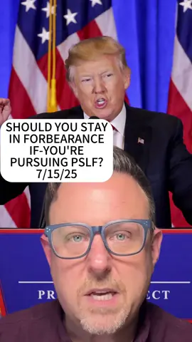 Staying in forbearance if you’re pursuing PSLF is inherently risky #studentloans #pslf #studentloanlawyer #moneywiselaw