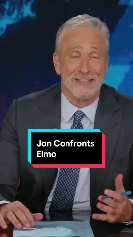 This hateful, antisemitic Elmo is not the Elmo Jon remembers #DailyShow #Elmo #X #Twitter 