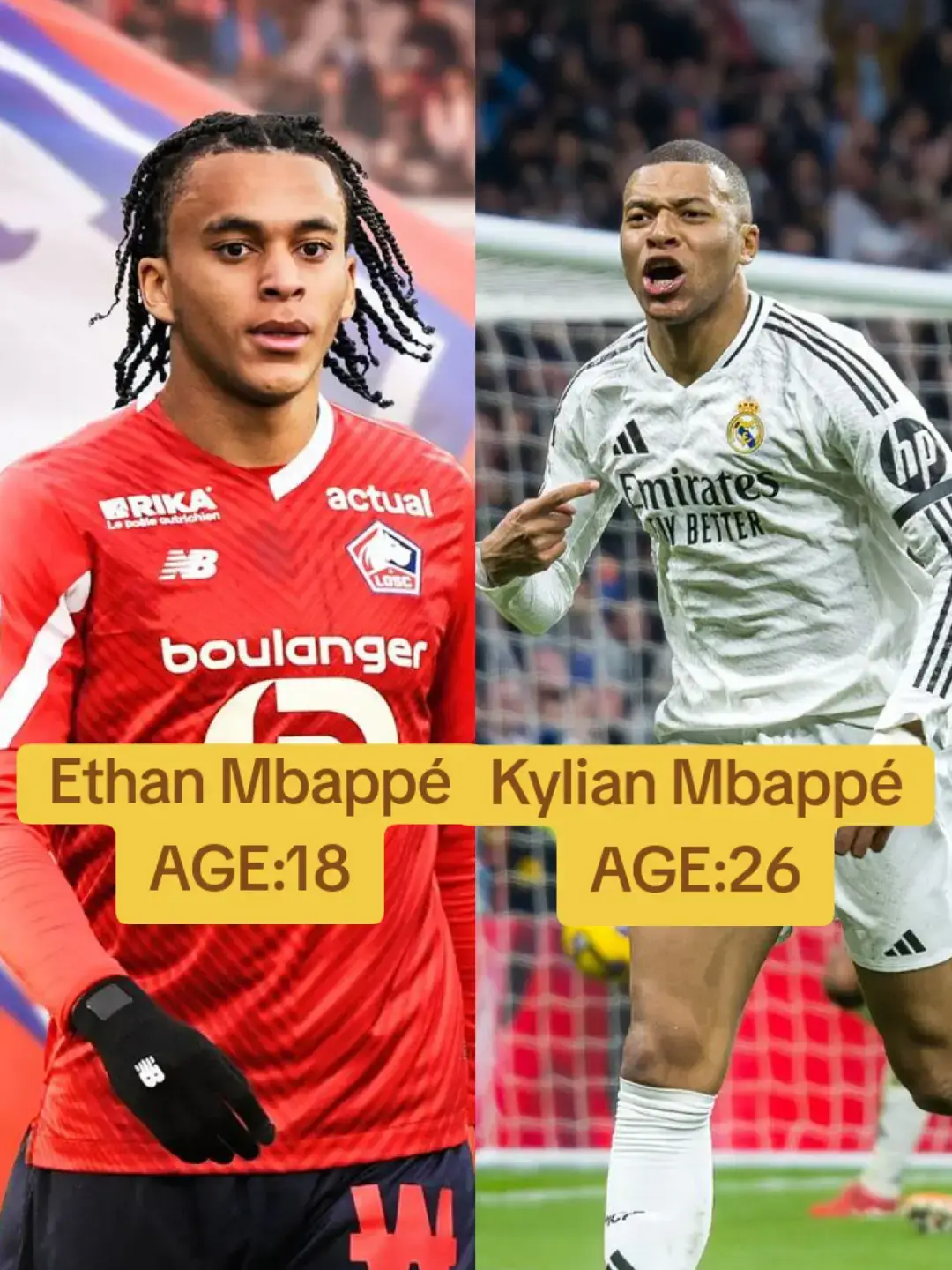 Footballers who are brothers in professional football #kylianmbappe #ethanmbappe #paulpogba #florentinpogba #romelulukaku #jordanlukaku #nicowilliams #inakiwilliams #judebellingham #jobebellingham #donnarumma #desiredoue #doue #diogojota #andresilva
