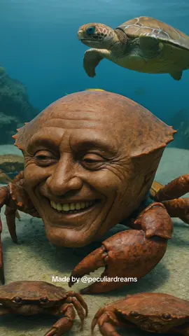 Had to post the crab story again because people are reporting it for unoriginal content, even though this is the most original video you’ll ever see in your life #trending #ai #viral #fyp #meme #tiktok #crab 