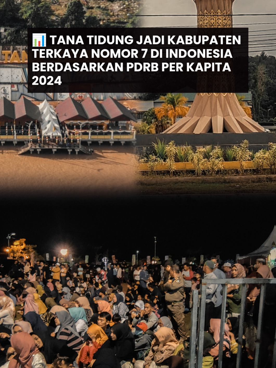 📍 Tana Tidung, Kaltara: Bikin kaget se-Indonesia! 😱 Ternyata masuk TOP 7 DAERAH TERKAYA 2024! PDRB per kapita KTT Rp330,1 Juta/tahun. Gak kaleng-kaleng! 🚀 Walaupun PDRB per kapita, bukan berarti semua rata, tapi ini tetap bikin bangga warga KTT! 💪 Siapa nih orang Tana Tidung? Absen di komen! 👇 #TanaTidung #Kaltara #EkonomiKu #DaerahKaya #PDRBPerKapita #BanggaIndonesia #AnakDaerah #YukShare #Kaltara 