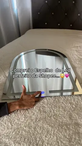 Comente “Espelho” que te envio o link 🧡 @Shopee Brasil  #penteadeira #espelho #foryou #foryoupage #viralvideos #led #shopee 