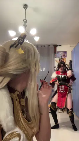 Non credo serva una descrizione @Herinne #beidou #ningguang #beidouxningguang #genshin #cosplay 