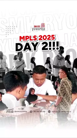 📚 MPLS RAMAH DAY 2 - SMK RYO YUWARAJA Hari kedua, semangat makin membara! 🔥 Generasi ke-3 TRI CITRA MANDALA hadir dengan penuh rasa ingin tahu, semangat belajar, dan harapan besar. MPLS bukan sekadar pengenalan sekolah—ini awal dari perjalanan luar biasa sebagai pelajar SMK yang siap berprestasi dan berkarakter! 💪✨ Selamat datang di keluarga besar SMK Ryo Yuwaraja, tempat kalian tumbuh menjadi Generasi Siap Kerja & Siap Berkarya! 📸 Yuk intip keseruannya! 📎 SMK RYO YUWARAJA www.smkryoyuwaraja.sch.id | Generasi BRILIAN #smkryo #smkryoyuwaraja #SMKRyoYuwaraja #SekolahHebat #MomenBersama  