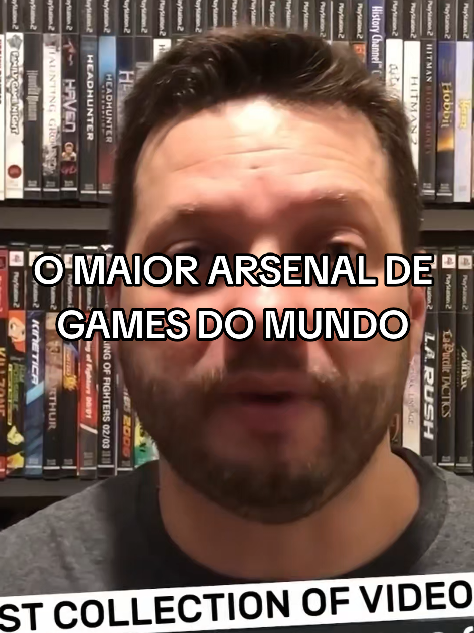 Esse cara pode jogar literalmente o que ele quiser 🎮🔥 Mais de 20 MIL jogos… o maior colecionador do mundo tá no Guinness 😳🎮 #pc #nintendo #ps #playstation #xbox #guinessworldrecords #recorde #record #gameplay #game #games 