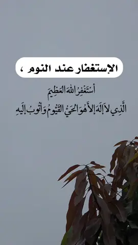أسْتَغْفِرُ اللهَ العَظِيمَ الَّذِي لاَ إلَهَ إلاَّ هُوَ الحَيُّ القَيُّومُ ، وَأتُوبُ إلَيهِ #استغفرالله_العظيم_واتوب_اليه #الاستغفار #استغفرالله #اكسبلور 