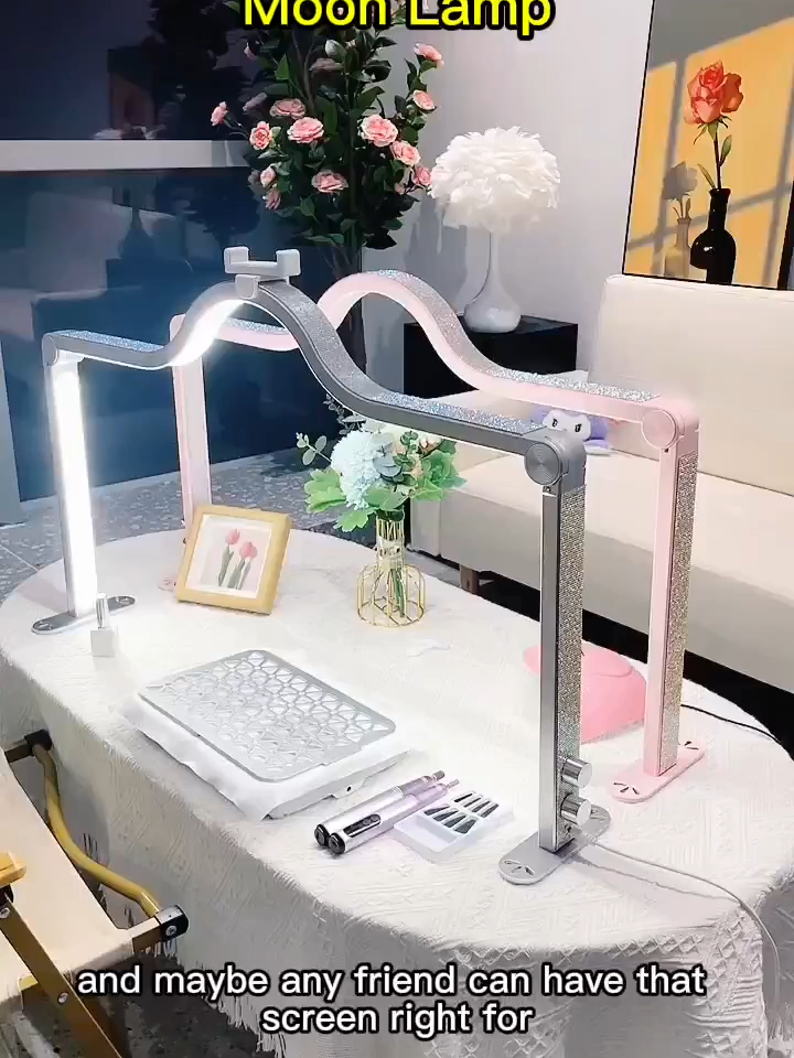H#ighlight Modofo Half Moon Nail Tech Lamp,  specially designed for elegant girls! #beauty #nailtech #lamp