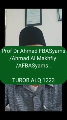 Prof Dr. AFBASyams menjawab persoalan Turob ALQ1223. Tonton video penuh di sini @Hadiid_Hassani  #afbasyams #makhfiy #turob #alq1223 #rinjani #agam #quranresearch 