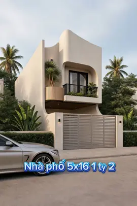 Mặt tiền đố các bạn biết vật liệu gì #maunha2025 #xaydungdongnai #xaydunglongthanh #nhapho #thietkenha 