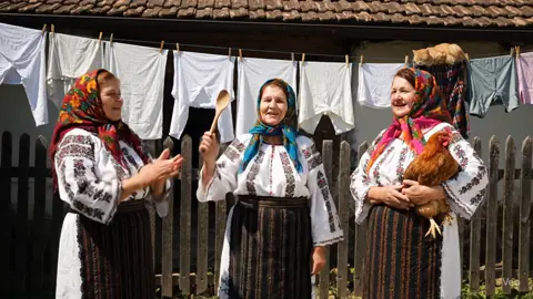 👵🪗 Village Babas Drop a Banger: “Tralalero Tralala!” 🔥🇷🇴#baba #romania #fyp #creator #viral #veo3 #ai #matcha #brainrot #italianbrainrot 