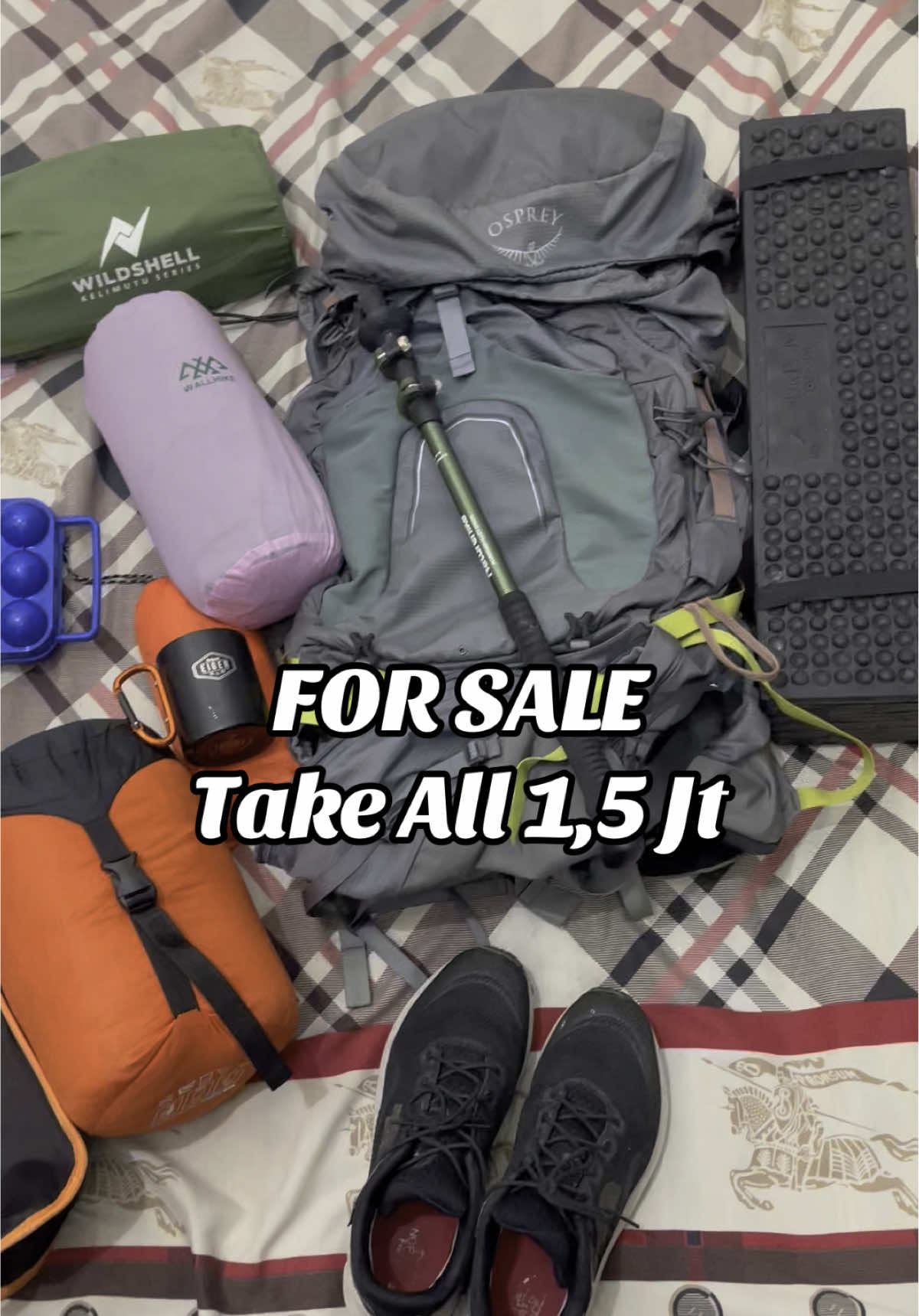 #fyp #pendakigunung #Outdoors #gear #osprey #thenorthface #eiger 