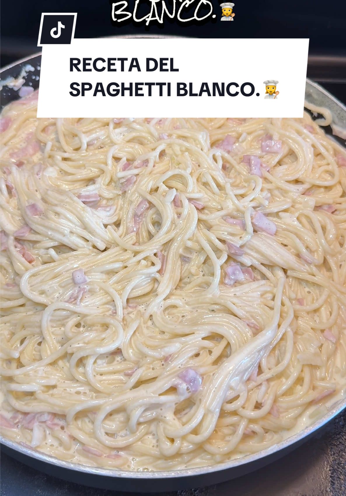 SPAGHETTI BLANCO.👩‍🍳 #spaghettirecipe #spaghettiblanco #espagueti #espaguetis #espaguetiblanco #Recipe #recetas #foodideas 