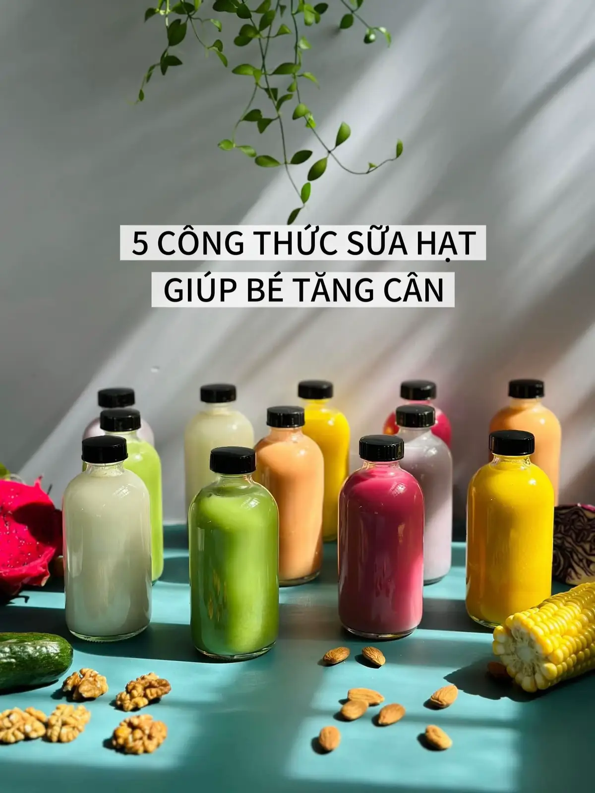 🥛 5 công thức sữa hạt giúp bé tăng cân lành mạnh Bé biếng ăn, chậm lớn? Mẹ thử ngay loạt sữa này nhé! #sữahạtchobé #tăngcânlànhmạnh #dinhdưỡngchobé #sữahạt #mebimsua #nuoiconkhoelanh
