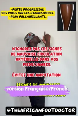 Maux de pieds? Évitez une amputation qui peut être prévenue. Votre corps vous parle. N'ignorez pas les signes d'un suffisance artérielle dans les jambes. #togolais228🇹🇬 #cotedivoire🇨🇮 #senegalaise_tik_tok #camérountiktok #diasporatogousa🇺🇸 #diasporatogolaise🇹🇬 #afriquefrancophone🇨🇩🇨🇩🇨🇩🇨🇮🇨🇮🇨🇮🇨🇬🇨🇬🇨🇬 