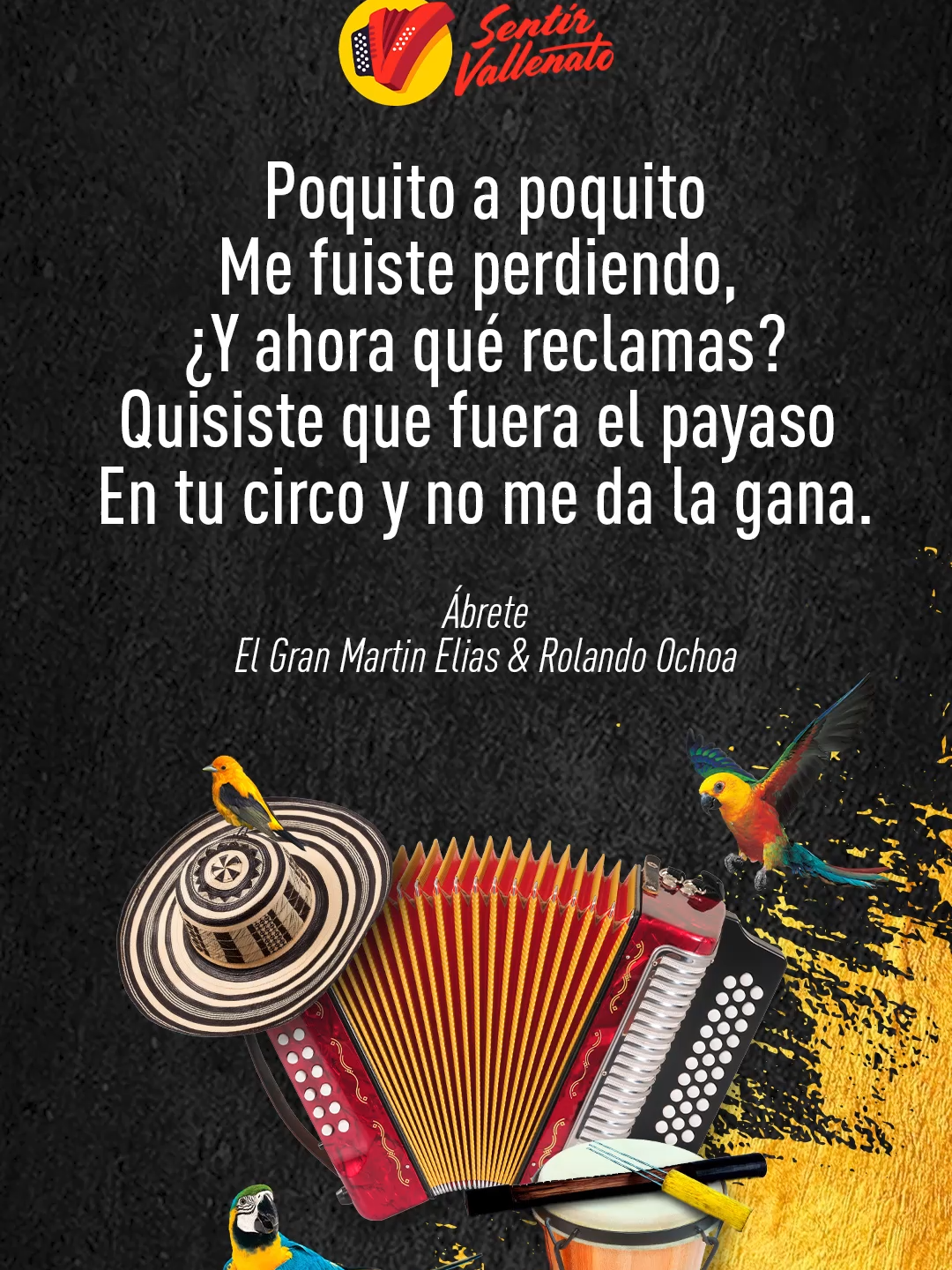Cuando las palabras fallan, un vallenato responde. 🎶 #vallenato #musica #colombia #vallenatos #musically