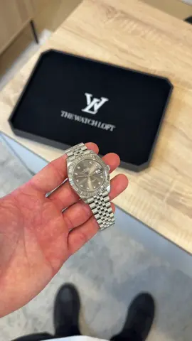 The Rolex Datejust 41 with the rhodium diamond dial #datejust41 #rolexdatejust41 #rolex #fyp #menswatches 