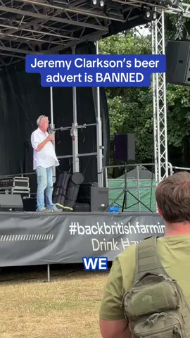 Jeremy Clarkson has had his beer advert banned by the Advertising Standards Authority… @Hawkstone  See the full uncensored advert at DailyMail.co.uk #jeremyclarkson #clarksonsfarm #hawkstone #lager 