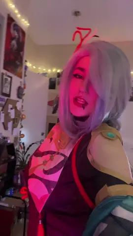 I wish I could be in a demon boy band…  #shenhecosplay #GenshinImpact 