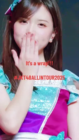 Thank you for beautiful journey ✈️ You did it 😘🐰 #jkt48newera #graciejkt48 #allintour2025cimahi #allintour2025solo #allintour2025surabaya #jkt48allintour2025 @Grace Octaviani 