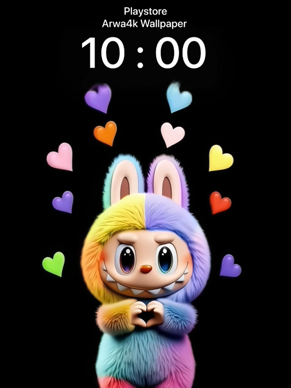 Labubu hearts live wallpapers #8kwallpaper #wallpaper #4kwallpaper #livewallpaper 