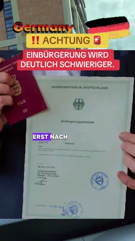 EINBÜRGERUNG WIRD DEUTLICH SCHWIERIGER.#einbürgerung #neu #gesetz #2026 #cdu #regierung ##merz #fürdich #fy #foryou #viral#fyp #Nachrichten #deutschland  #regierung #bundestag #arbeit #jobcenter #bürgergeld #steuer #pov 