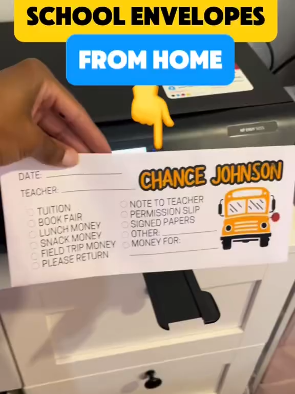 Here’s how to print them… #mlasheaandco #mlasheaandcompany #schoolenvelopes