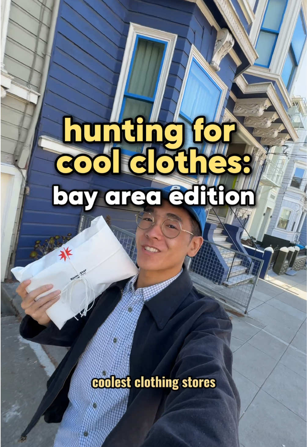exploring cool clothing stores in sf / the bay area: this one’s in cole valley, called rising star laundry #wheretoshop #outfitinspo #outfitideas #menstyle #fashionfinds 