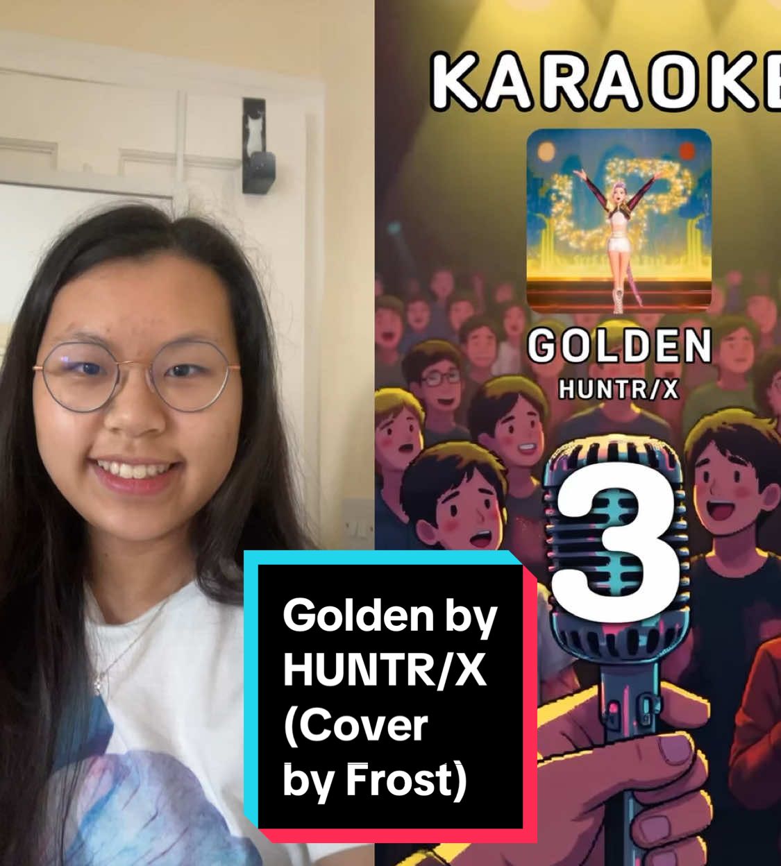 #duet with @karaoke.world #Karaoke Golden (Kpop Demon Hunters) Found a karaoke track for this! #kpopdemonhunters #golden #fypage #songcover #frostsings 