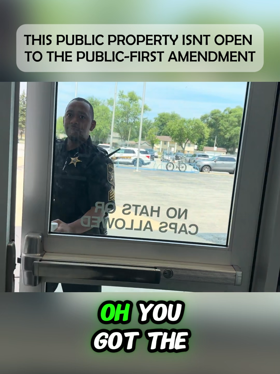 THIS PUBLIC PROPERTY ISNT OPEN TO THE PUBLIC-FIRST AMENDMENT #POLICE #AUDIT