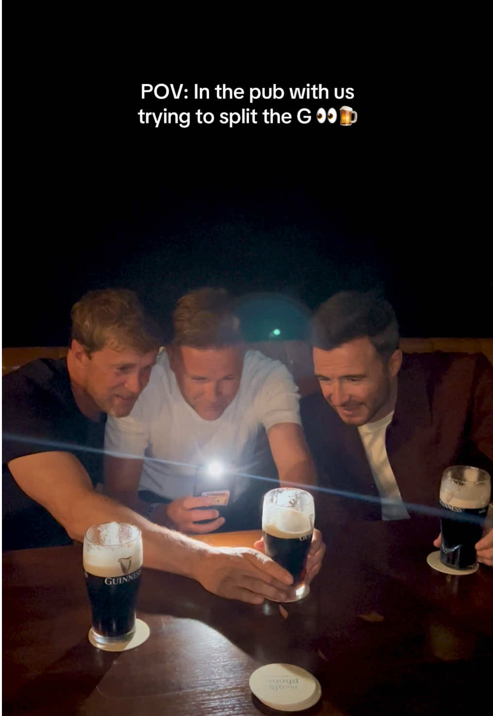 No messing around when Nicky’s playing 😂 Reckon you could take us on? #Westlife #GuinnessChallenge #SplitTheG #BTS 