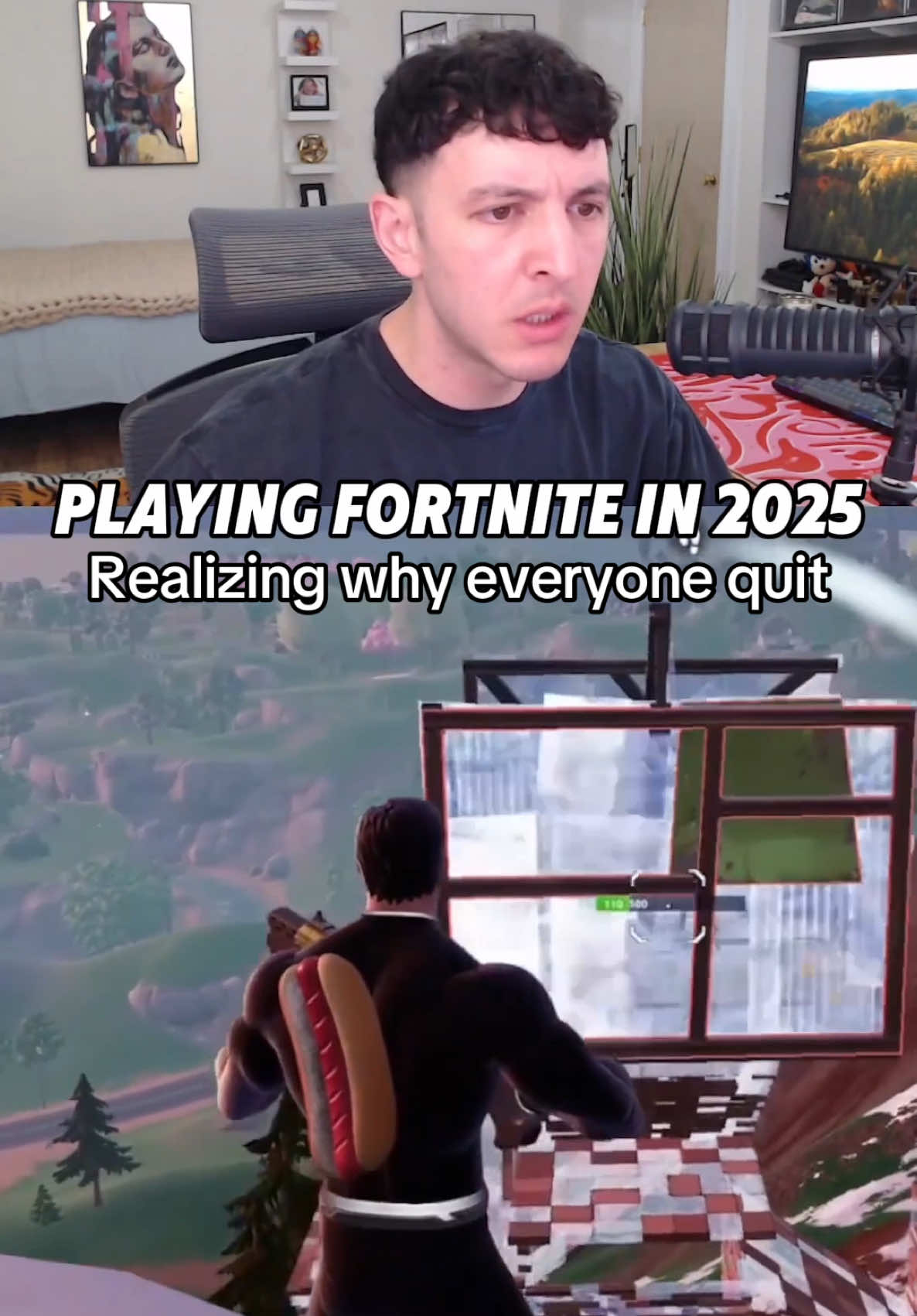 This is considered an “average” Fortnite player nowadays 😭💀  #fortnitememes #gamingproblems #fortnitesweats 