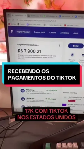 17k em apenas um mês com tiktok eua #faturando #paypal #viralizar 