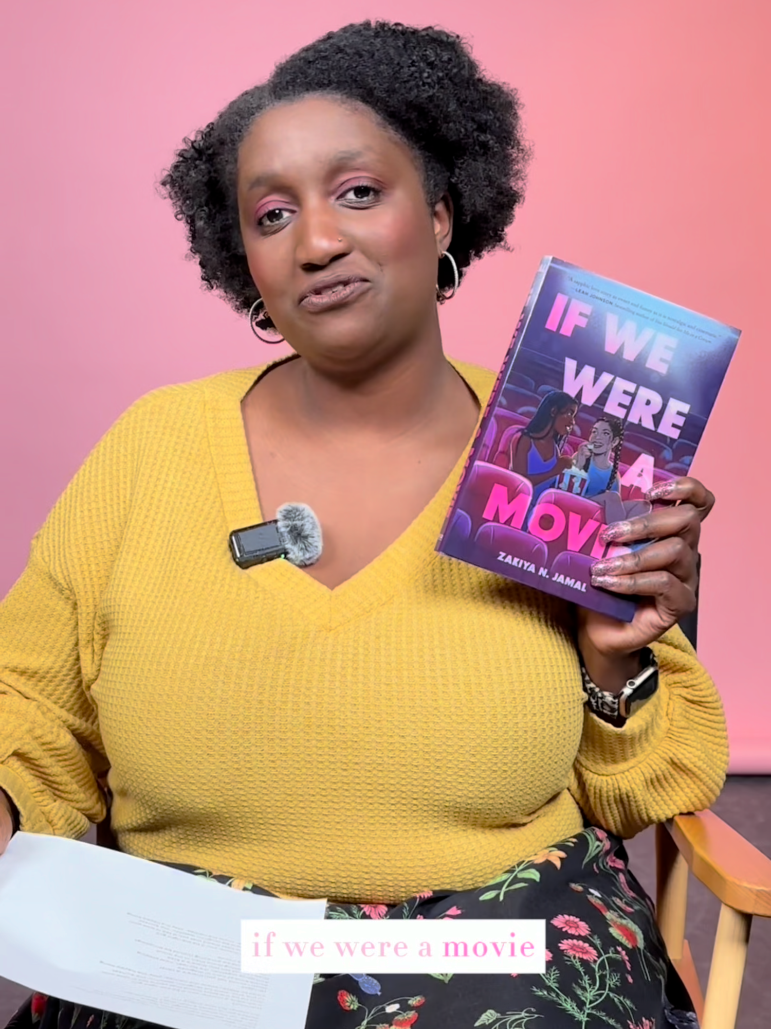 comment if you cried <3 IF WE WERE A MOVIE, @zakiyanjamal's enemies-to-lovers queer romance, set against the backdrop of a historic Black-owned movie theater, is out now 💜🎬