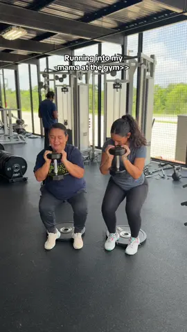 Love running into this little lady at the gym! 🫶🏽 