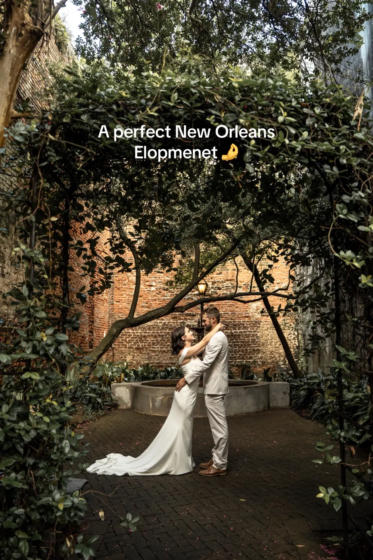 I got to take these photos for a couple from Texas that did an elopement in New Orleans. How stunning are they??! #louisiana #creatorsearchinsights #photographer #newprleans #2025bride 