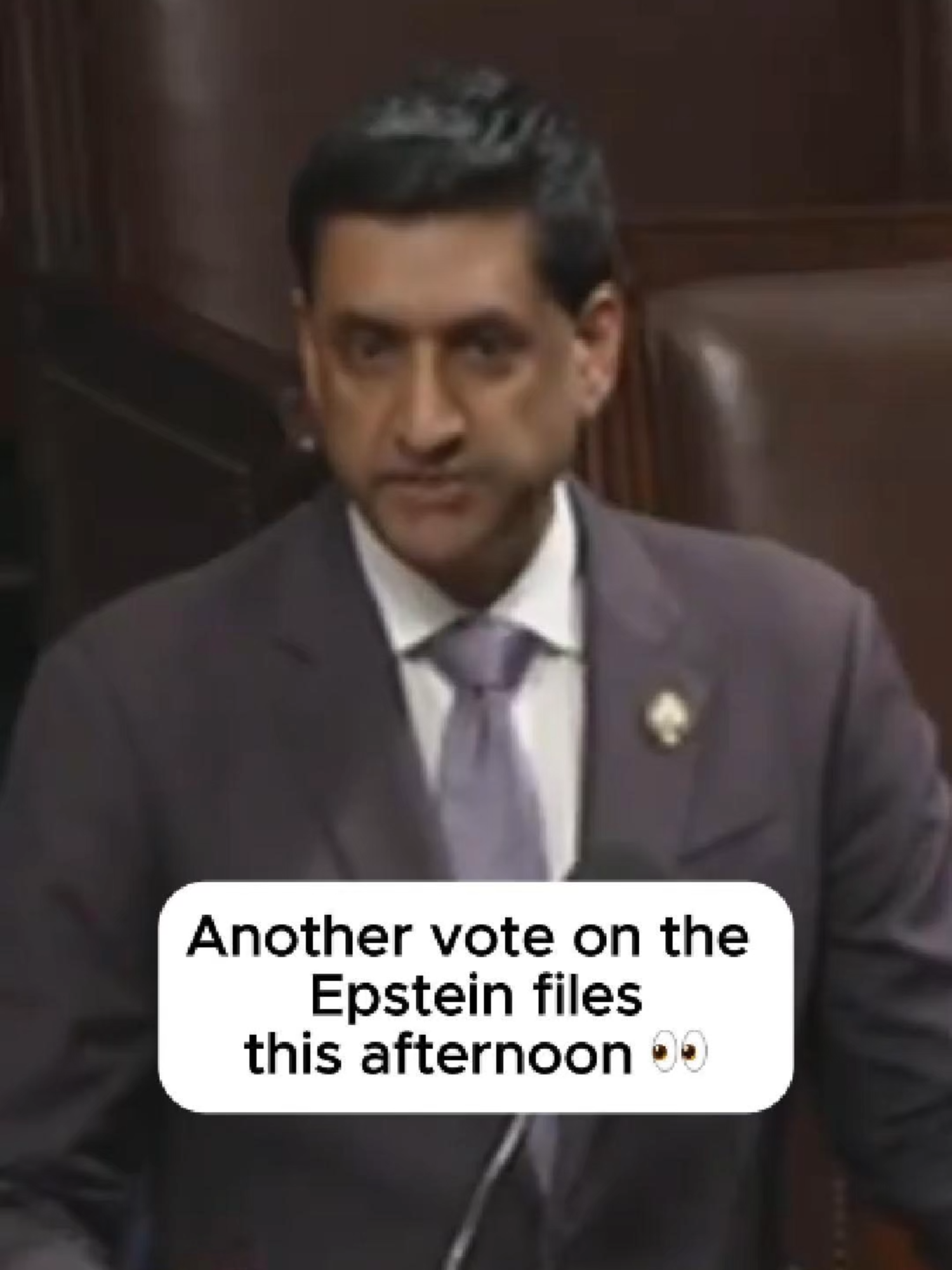 Ro Khanna just forced another vote today on the Epste*n files #rokhanna #fyp