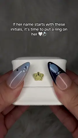 Did you find her initial? 👀 #ring #jewelry #wife #initials #jewelrytiktok 