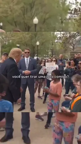 Eu fico com a pureza da resposta das crianças! 😂 Essa menininha disse ao Trump o que eu e muita gente gostaria de dizer a ele nesse momento.  Me representou!
