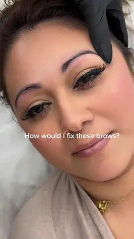 Killed it #brows #pmuartist #microblading #nanostrokes #ombrepowderbrows #makeup 