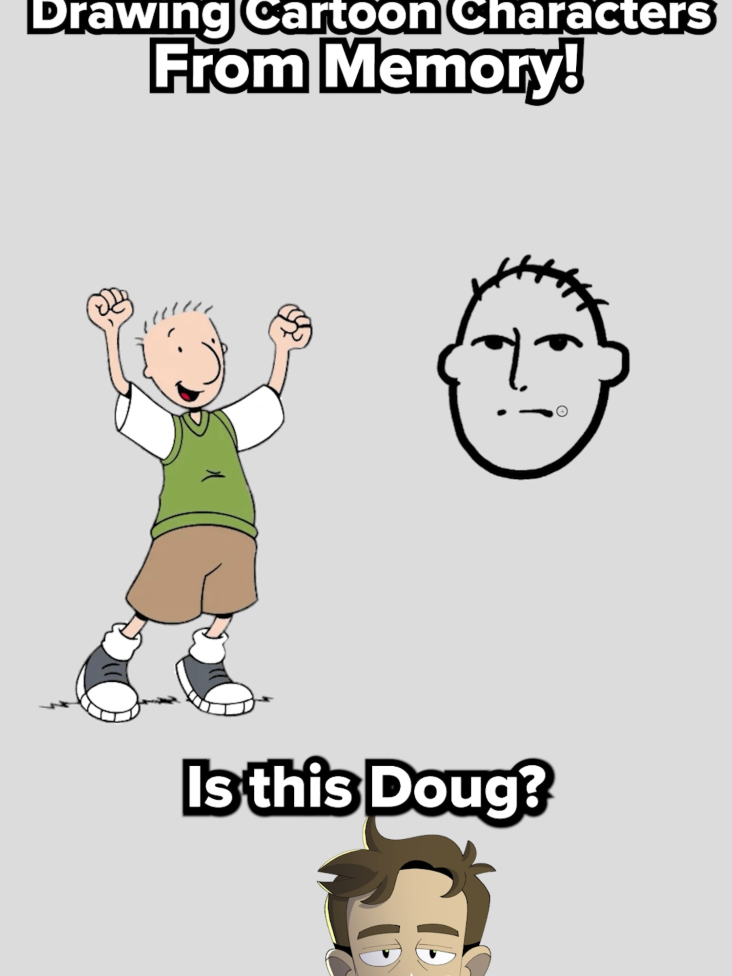 Drawing Cartoon Characters from Memory - can you guess the character? #cartoon #character #memory #drawing #funny #art #cartoons